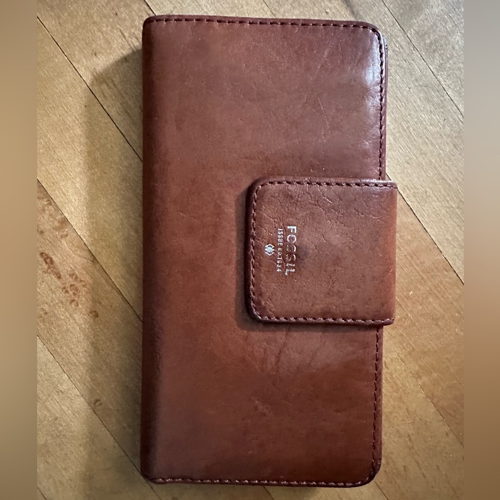 Fossil Leather Card Wallet